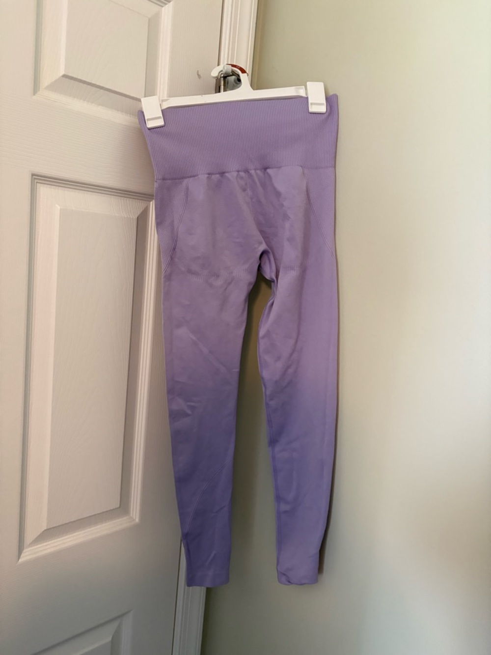 Purple athletic leggings